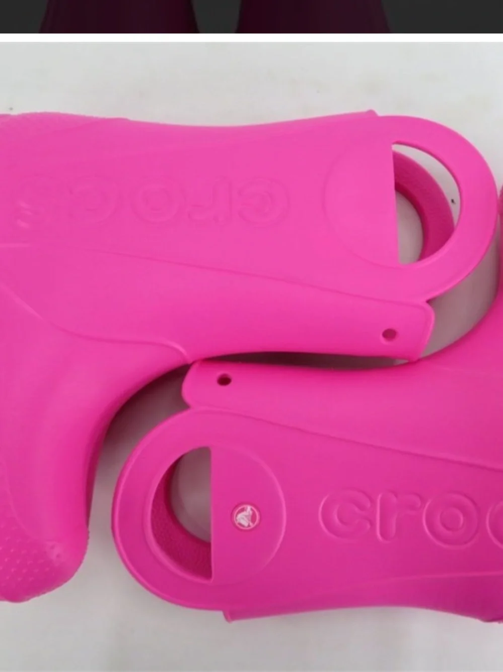 Crocs Kids Pink Rain Boots Size 4